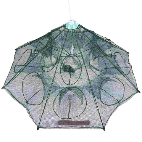 1 шт., Складная сетка для ловли креветок в форме зонта