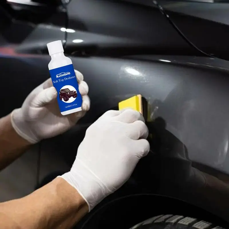

50ml Car Soft Top Scratch Cleaner Deep Cleaning Fast Repair Scratches Repairing Polish Liqud Effective Auto Defogger Agent