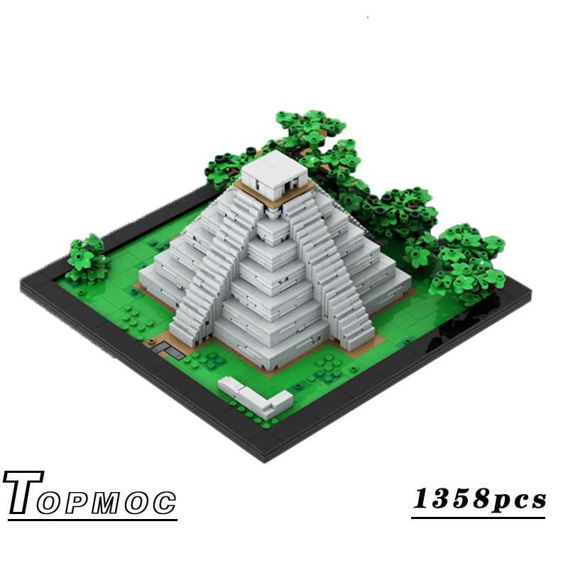 

Creative Classic Architecture Ancient Pyramid MOC Models DIY Collection Building Blocks Assembly Decoration Toys Birthday Gifts