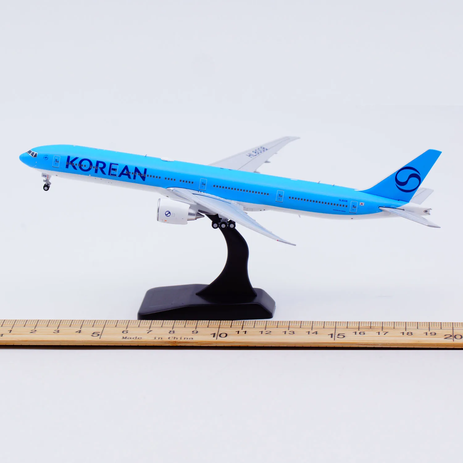 Фото Коллекционная модель самолета из сплава SA4094, подарок, JC Wings 1:400 Korean Air 