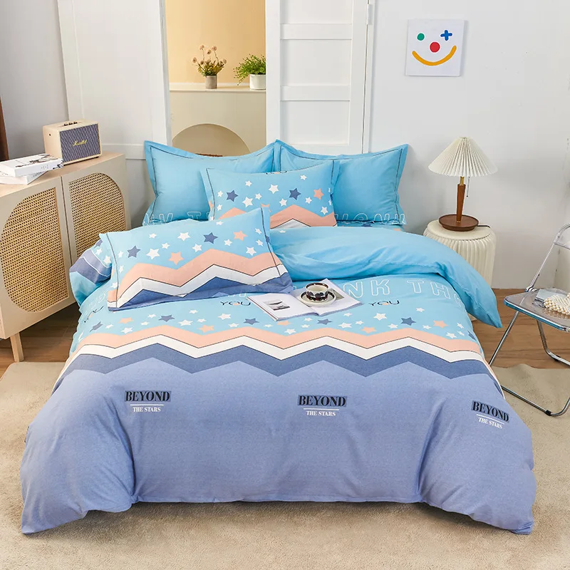 

Постельное белье из 2023 хлопка, четыре предмета, весна-осень