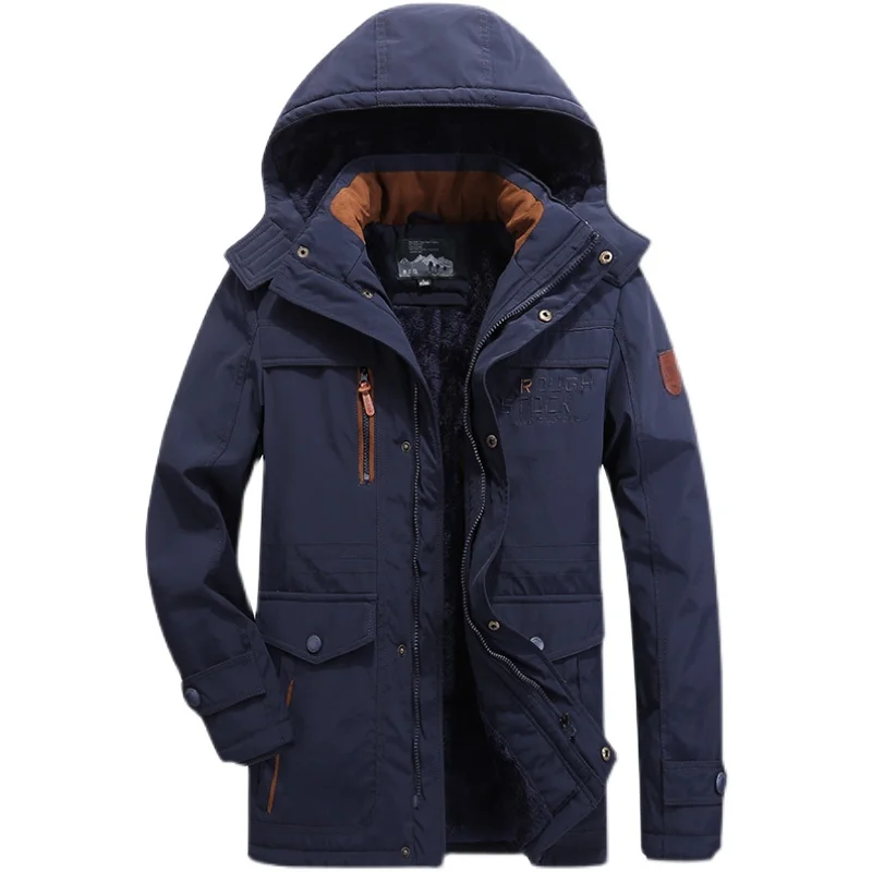 Куртка на хлопковой подкладке. Мужская зимняя утолщенная свободная повседневная