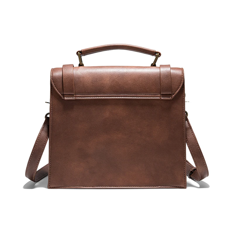 Женская сумка через плечо в стиле стимпанк портфель из искусственной кожи