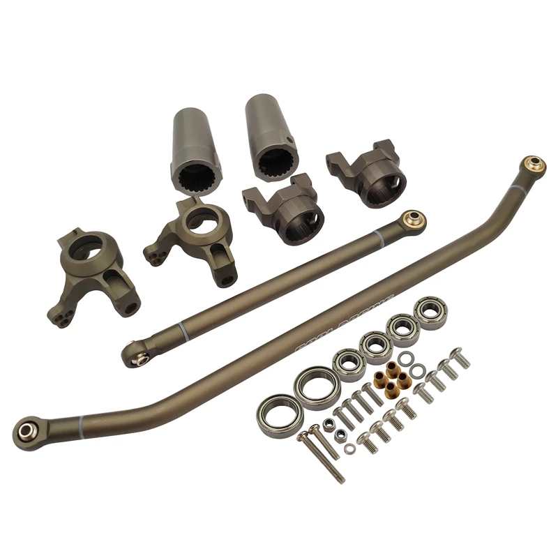 

Metal Steering Knuckle C Hub Carrier Axle Lockout Steering Link Rod For 1/10 RC Crawler Axial RR10 WRAITH Parts