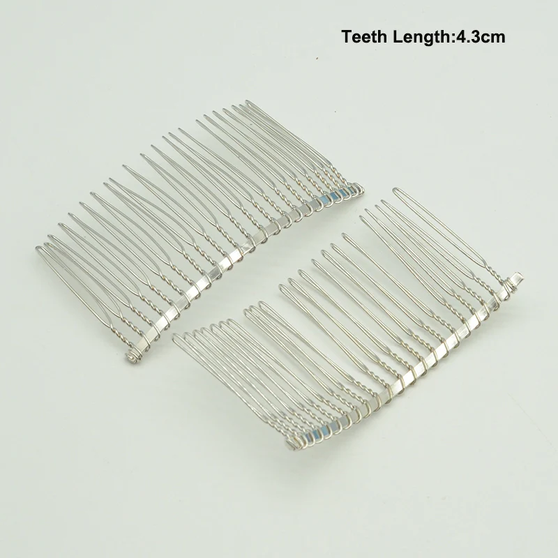 10 шт. металлические зажимы для волос 8 5 см 22 зубца