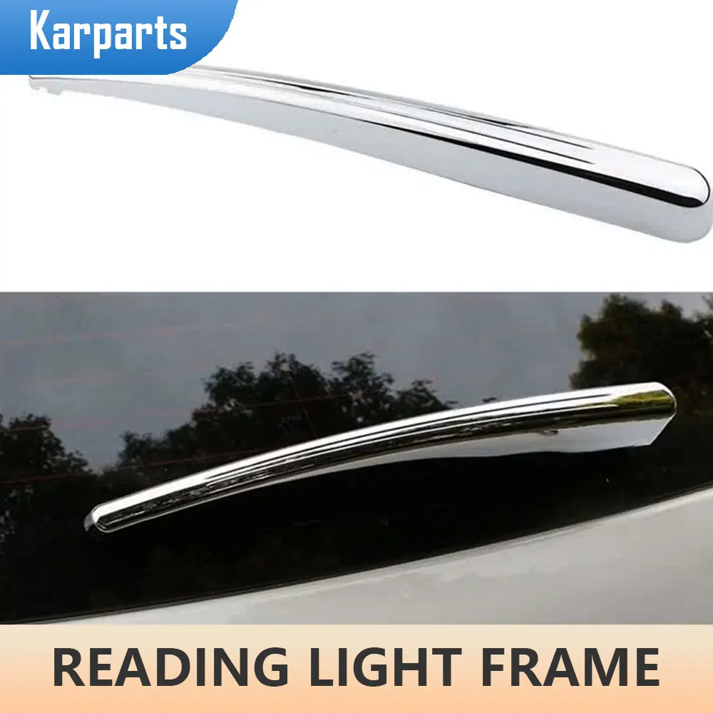 

ABS Chrome Car Rear Windshield Window Water Spray Wiper Blade Cover Protective Sticker for Peugeot 2008 2014 - 2017 Accessories