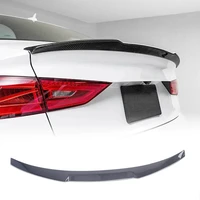 v blade style rear trunk lid spoiler carbon fit for audi a3 rear trunk spoiler boot wing 2014 2020 2021 2022