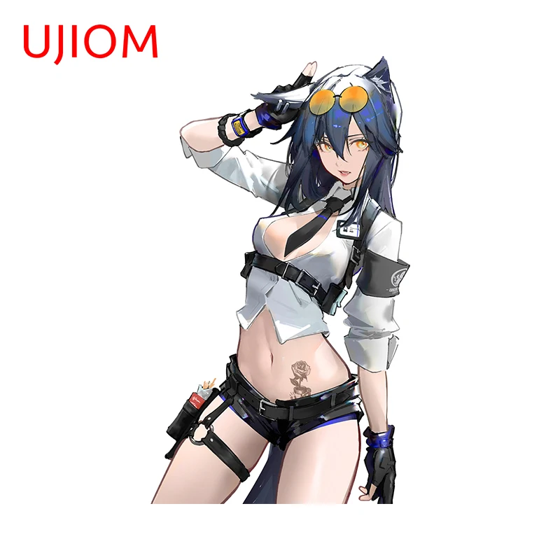 Наклейки на стену UJIOM 13 см X 7 5 NSFW Pocky Killer с длинными ногами обои для комнаты