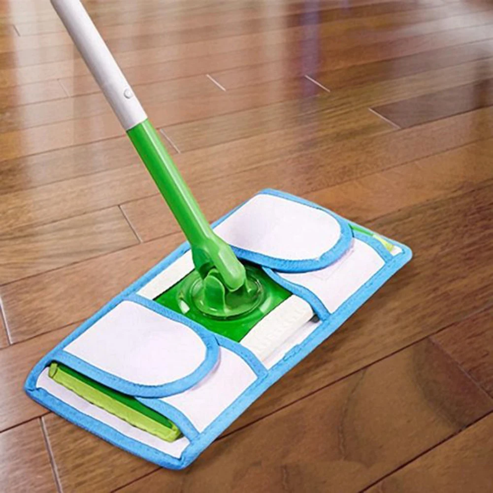 

2 Pack Reusable Reusable Microfiber Mop Pads For Swiffer Wet And Dry Models Mop Cloth Rags Replacement Spare Parts