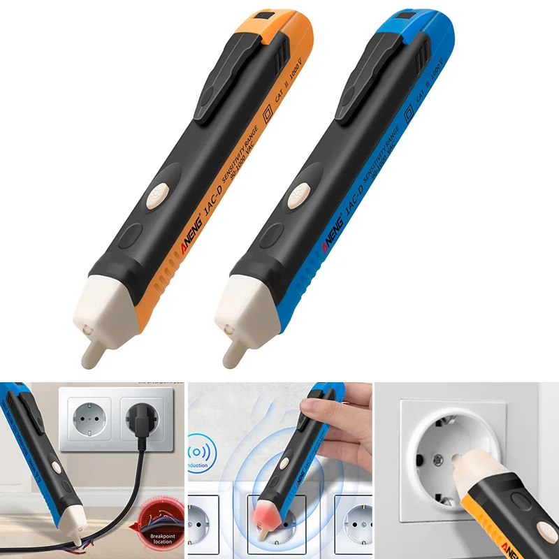 

ANENG 1AC-D Digital Non-contact Voltage Tester 90-1000V Smart Voltage Detector Test Pen Electric Induction Test Pencil LED light