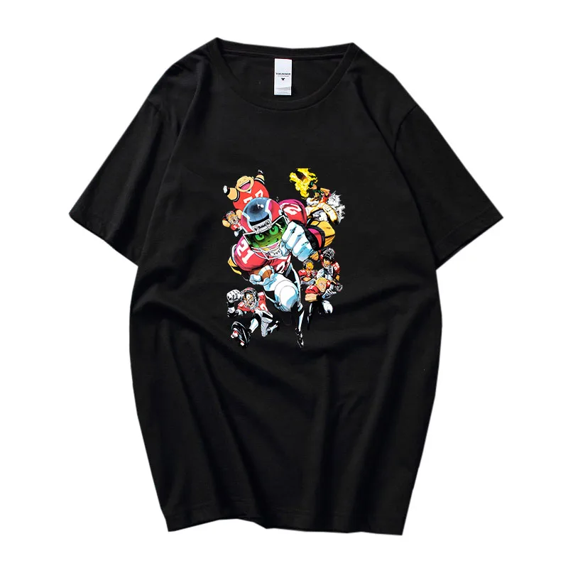 

Eyeshield 21 Kobayakawa Sena T Shirts WOMEN Cartoon Printing Soccer T-shirts 100% Cotton Tshirts Leading Role Football Aesthetic