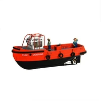 kit 132 moline harbor boat tug remote control boat scale boat model diy craft kits for adults