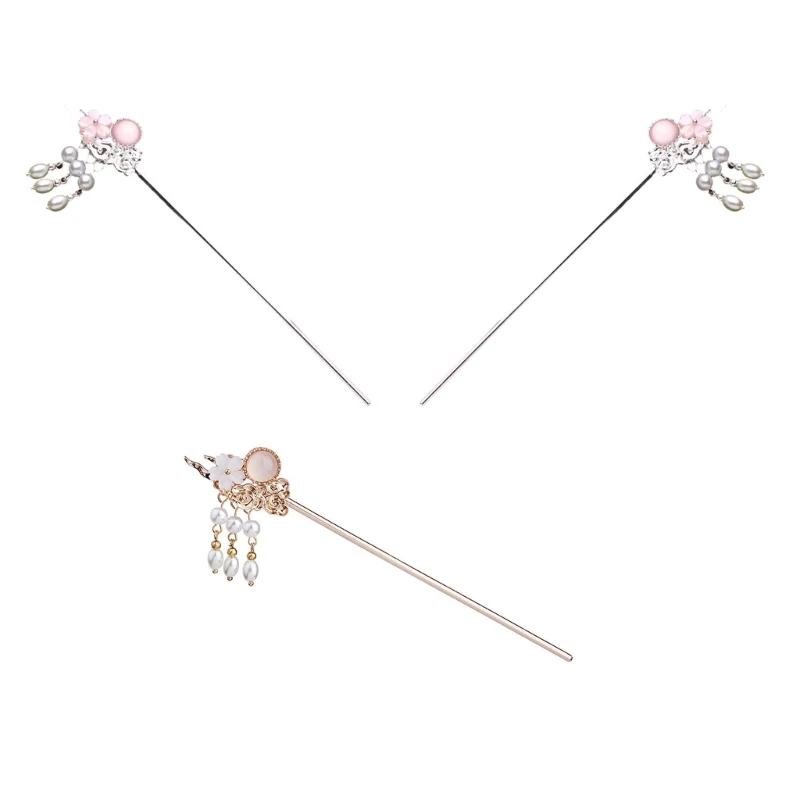 

Vintage Hairpins Chinese Han Costume Hair Pins Women Headdress Valentines Gift