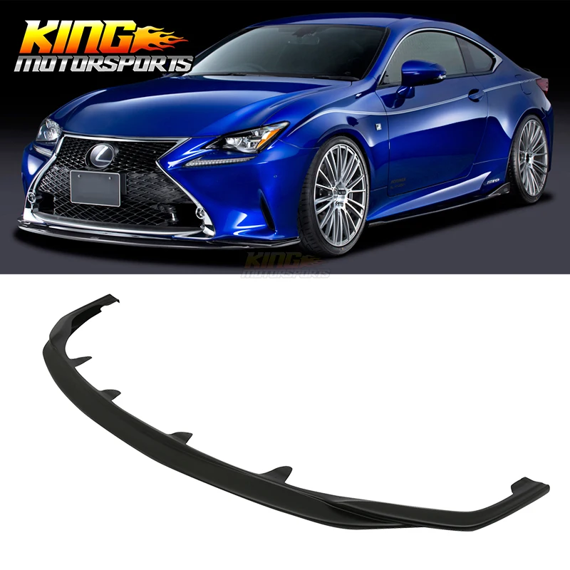 

Подходит для 2015-2017 Lexus RC300 RC350 F Sport Silkblaze Style передний бампер для губ Неокрашенный