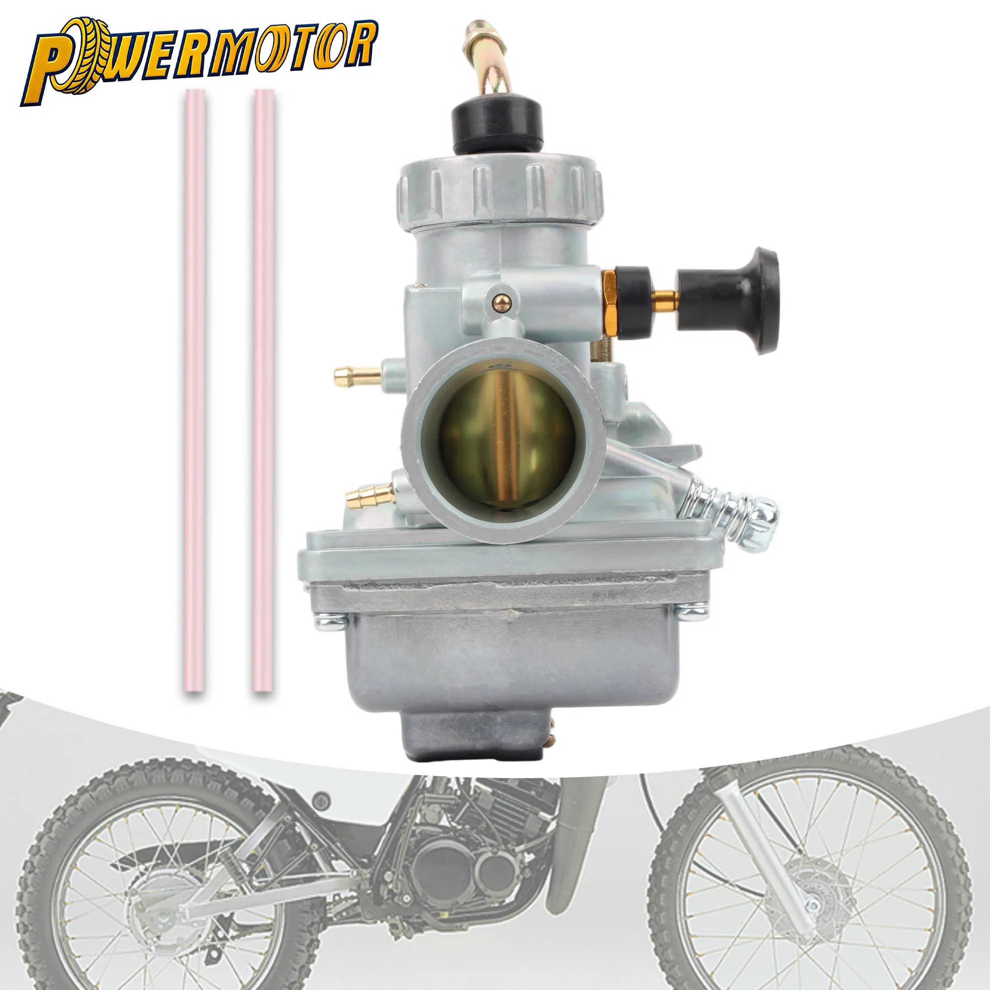 Фото Карбюратор мотоциклетный 28 мм VM24 для Yamaha DT125 DT175 RX125 Suzuki TZR125 RM65 RM80 RM85, запчасти для мотокросса и эндуро №1