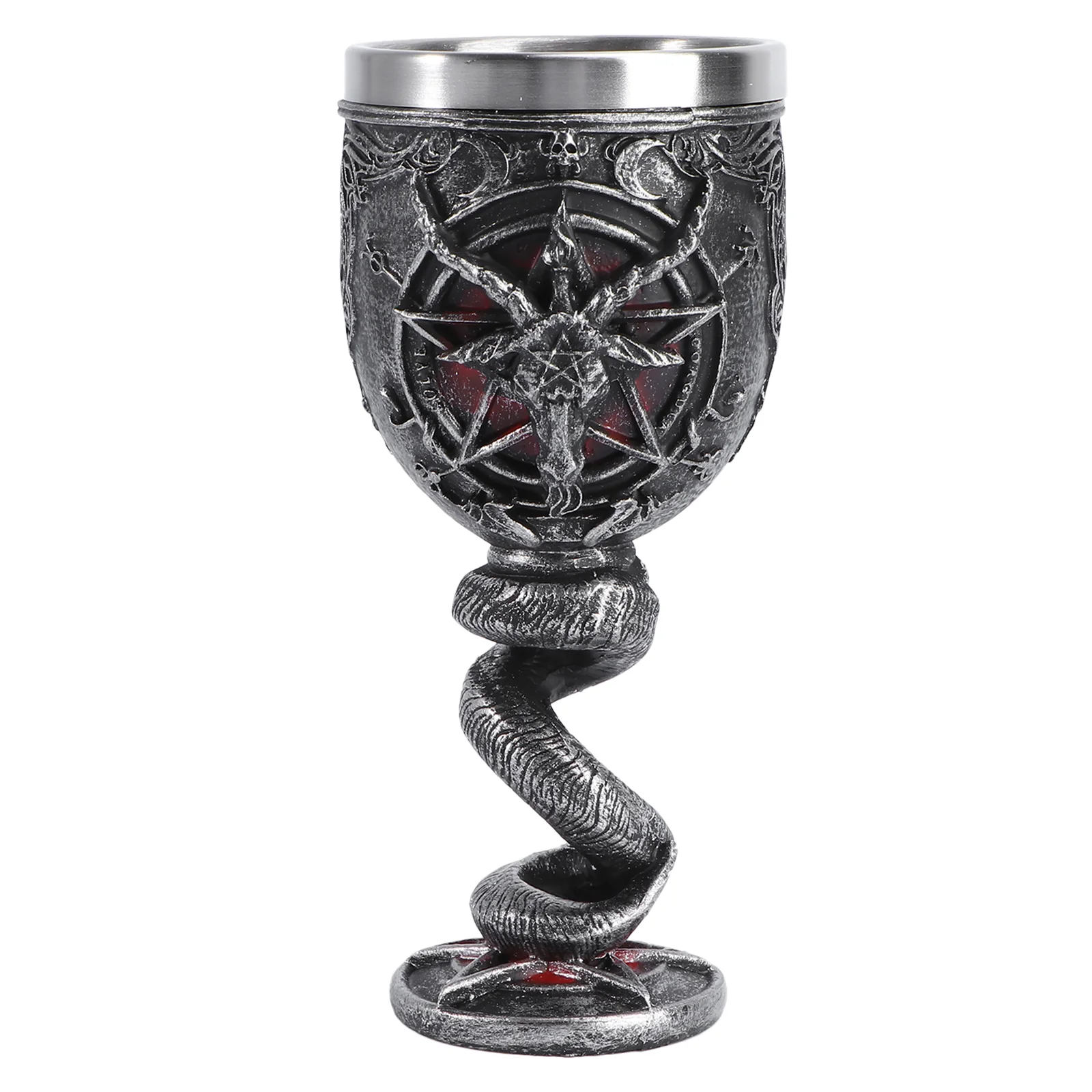 

1pc Baphomet Goblet Stemware Glasses Helloween Goblets and Chalices Creative Goblet Chalice Goblet Creative Cup