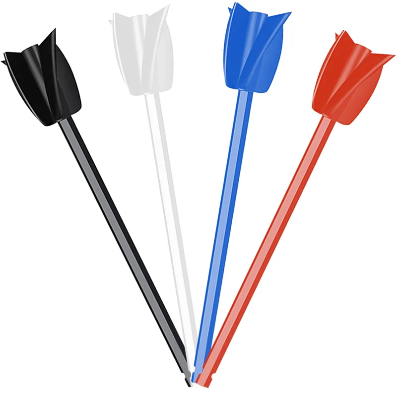 

4Pcs Epoxy Mixing Stick Paint Stirring Rod Cement Paint Mixer Attachment with Drill Chuck for Oil Paint