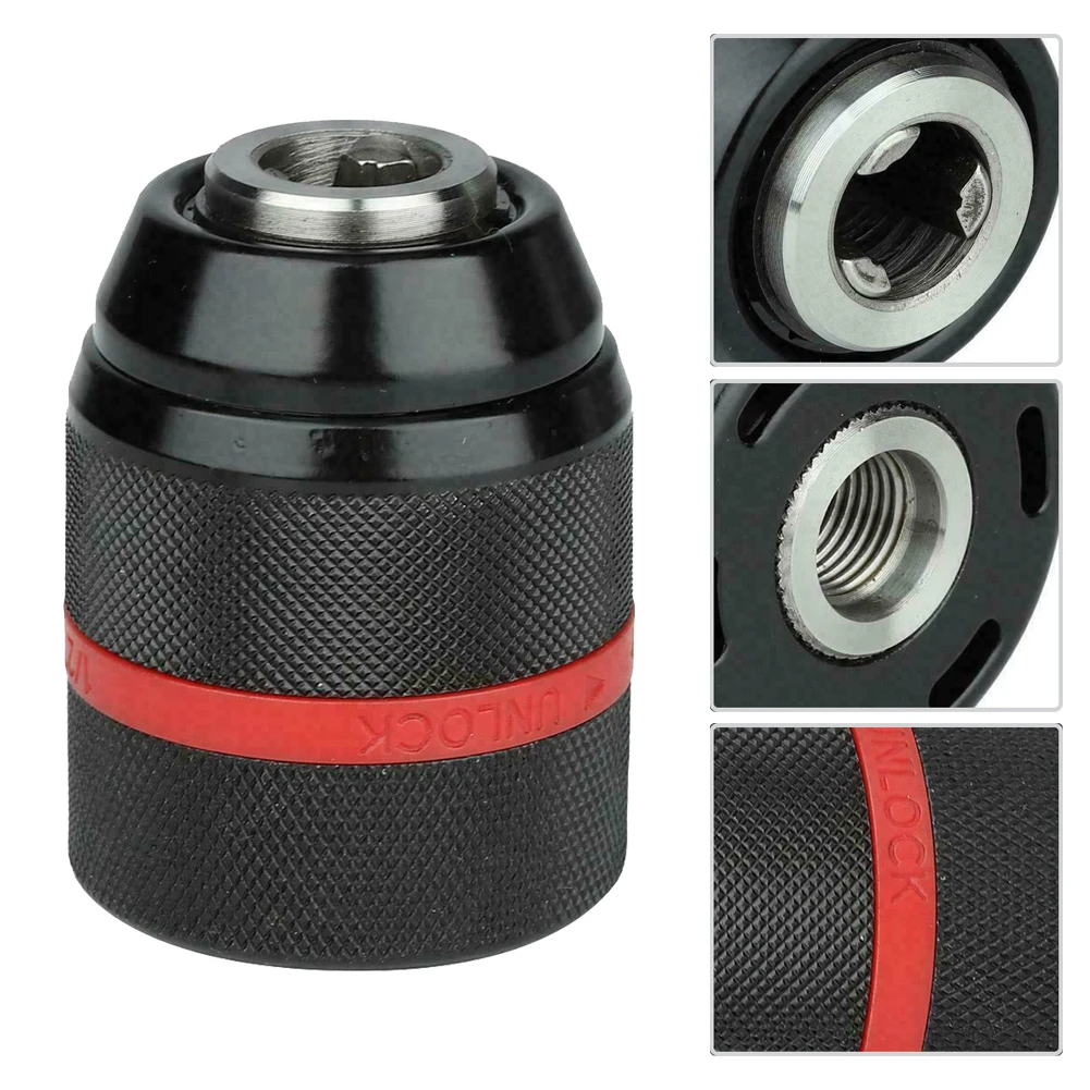 

Keyless Hand Drill Chuck 1/2-20UNF Mount 2-13mm Clamp Drill Chuck Multiple Purposes Hand Drill Chuck Home Hand Tool Parts