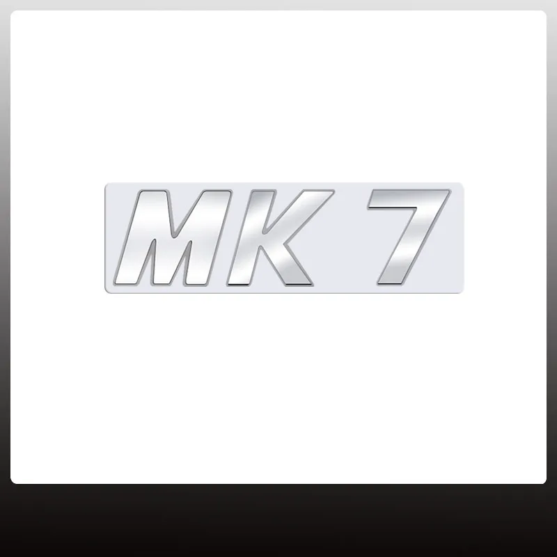 

MK5, MK6, MK7, MK7, MK7, MK8, хромированный автомобильный значок, наклейка для Polo, Golf, GTI, MKVI, Jetta, Passat, логотип детской модели