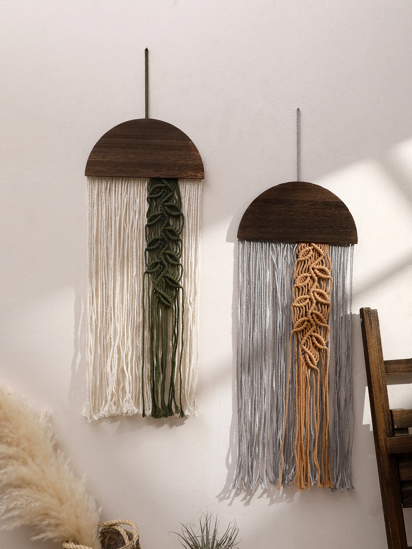 Настенная подвеска ручной работы украшение для спальни гостиной бохо Декор дома