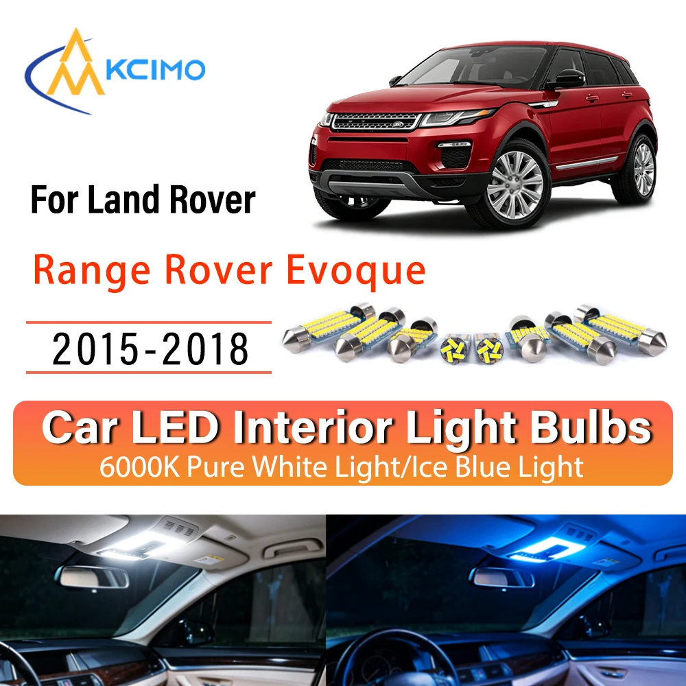 Фото Высококачественные светодиодные внутренние светильники для Land Rover Range Rover Evoque L538 2015-2018, быстрая установка, долговечность, декоративное освещение №1