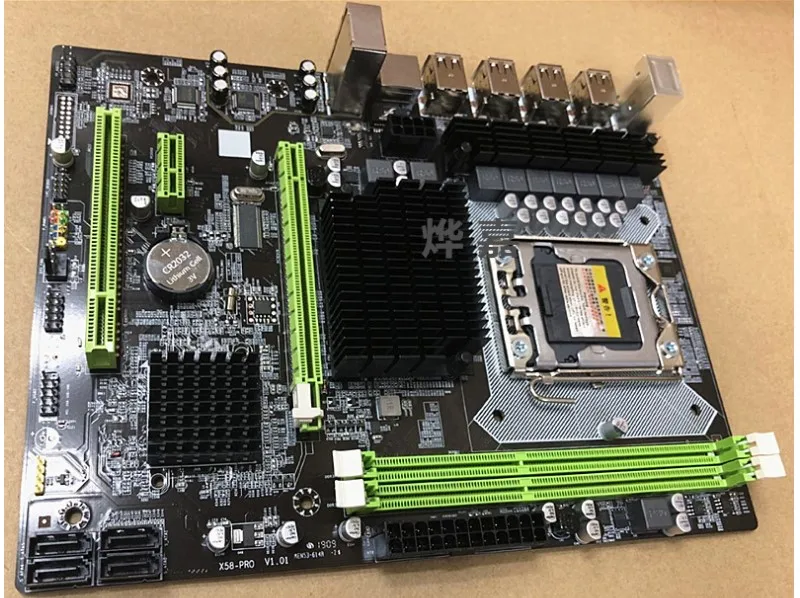 Новая материнская плата X58 поддерживает 1366 контактов памяти ECC сервера L5520 X5650 I7920