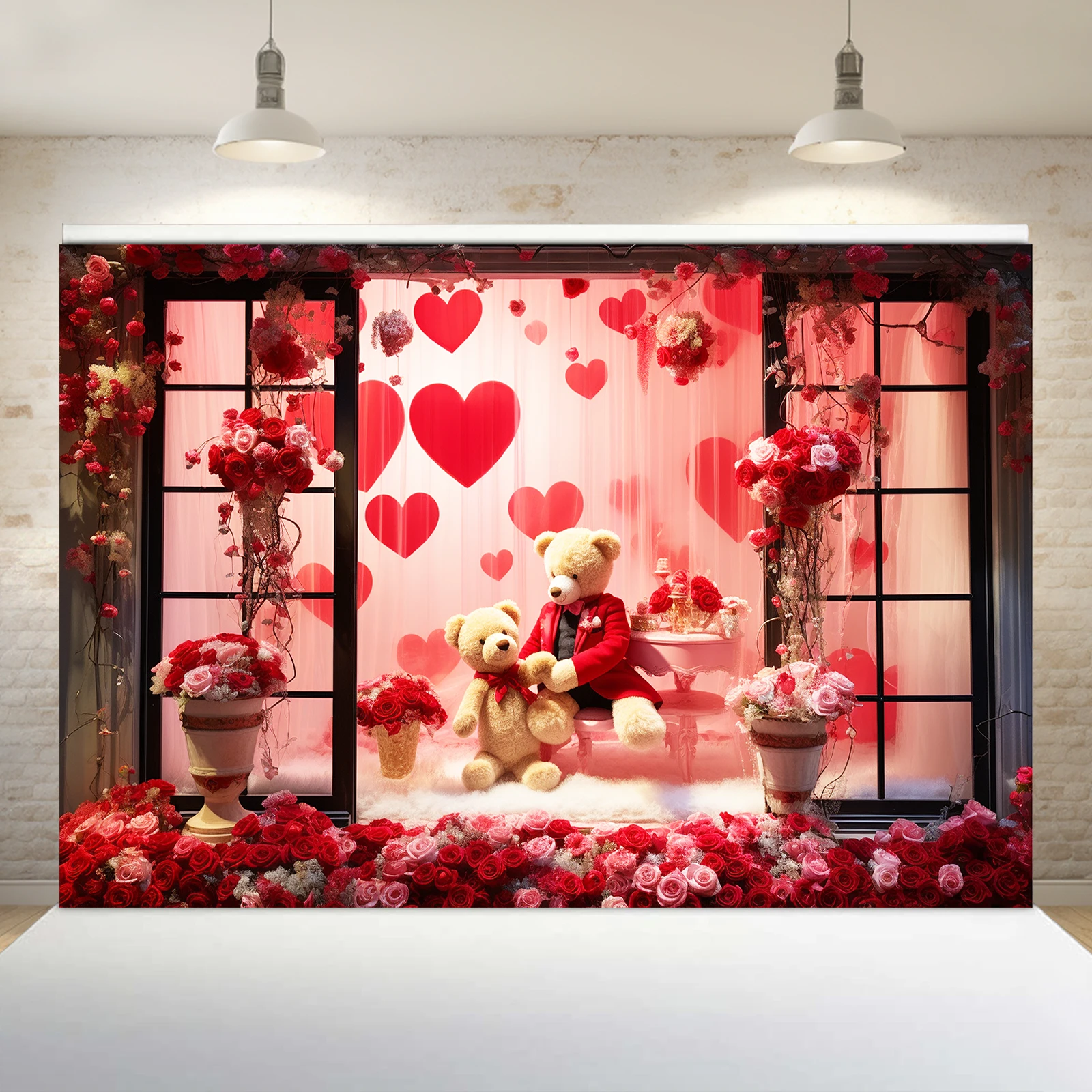 1 шт. 100x150 см День Святого Валентина (42) фото фон используется для подарков