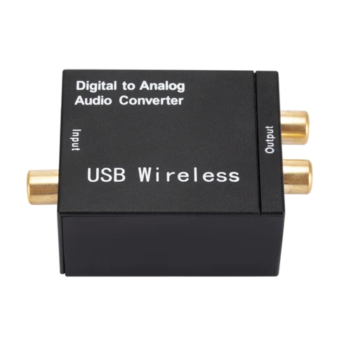 Цифро-аналоговый преобразователь аудио Coaxial/Toslink в RCA