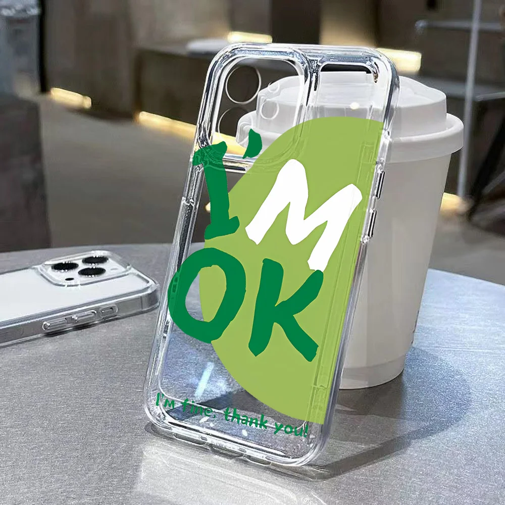 Чехол для телефона Iam OK Samsung Galaxy S24 Ultra Funda S23 FE S22 S21 S20 S10 Plus A73 5G A72 A71 A70 мягкие