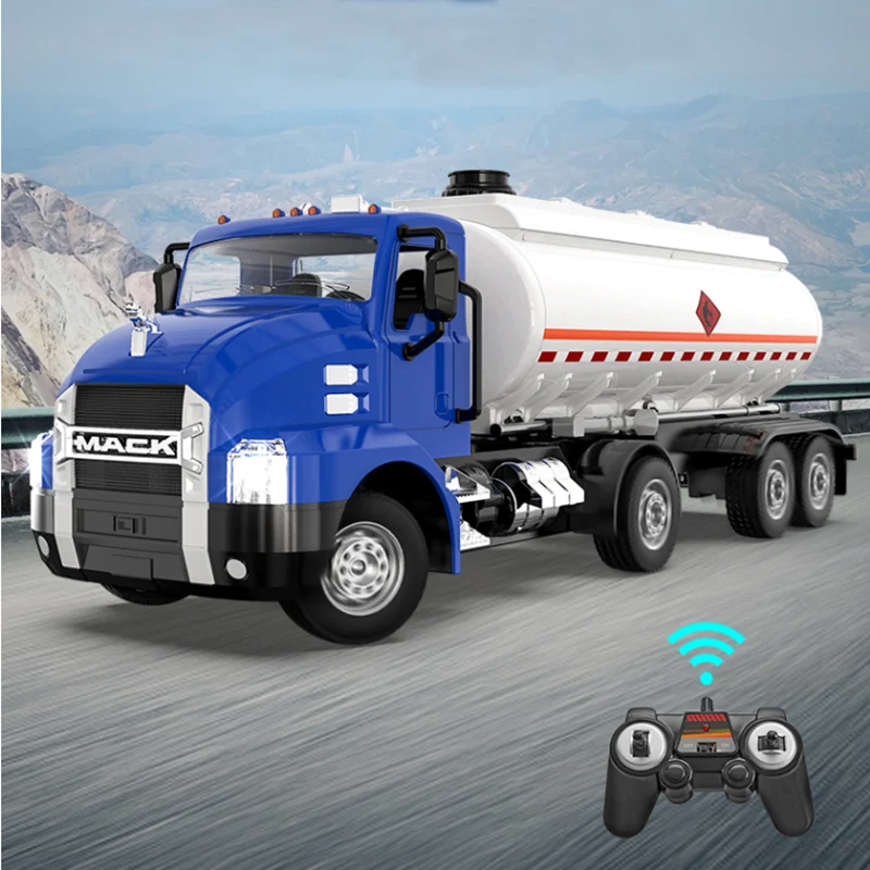 

Double E 1:26 Mercedes Arocs Remote Control Tanker Toy RC Truck Remote Control Car Toys for Boys Kids Toys Children Xmas Gifts
