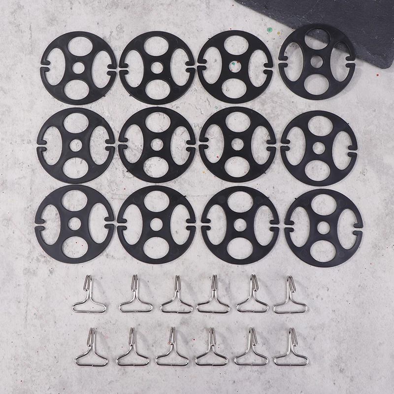 

24 шт., металлические крючки из сливовой пластины, 12 шт., пластиковые чехлы для автомобильных сидений, патрон и 12 шт., металлические крючки, фиксирующий зажим для автомобильного сиденья