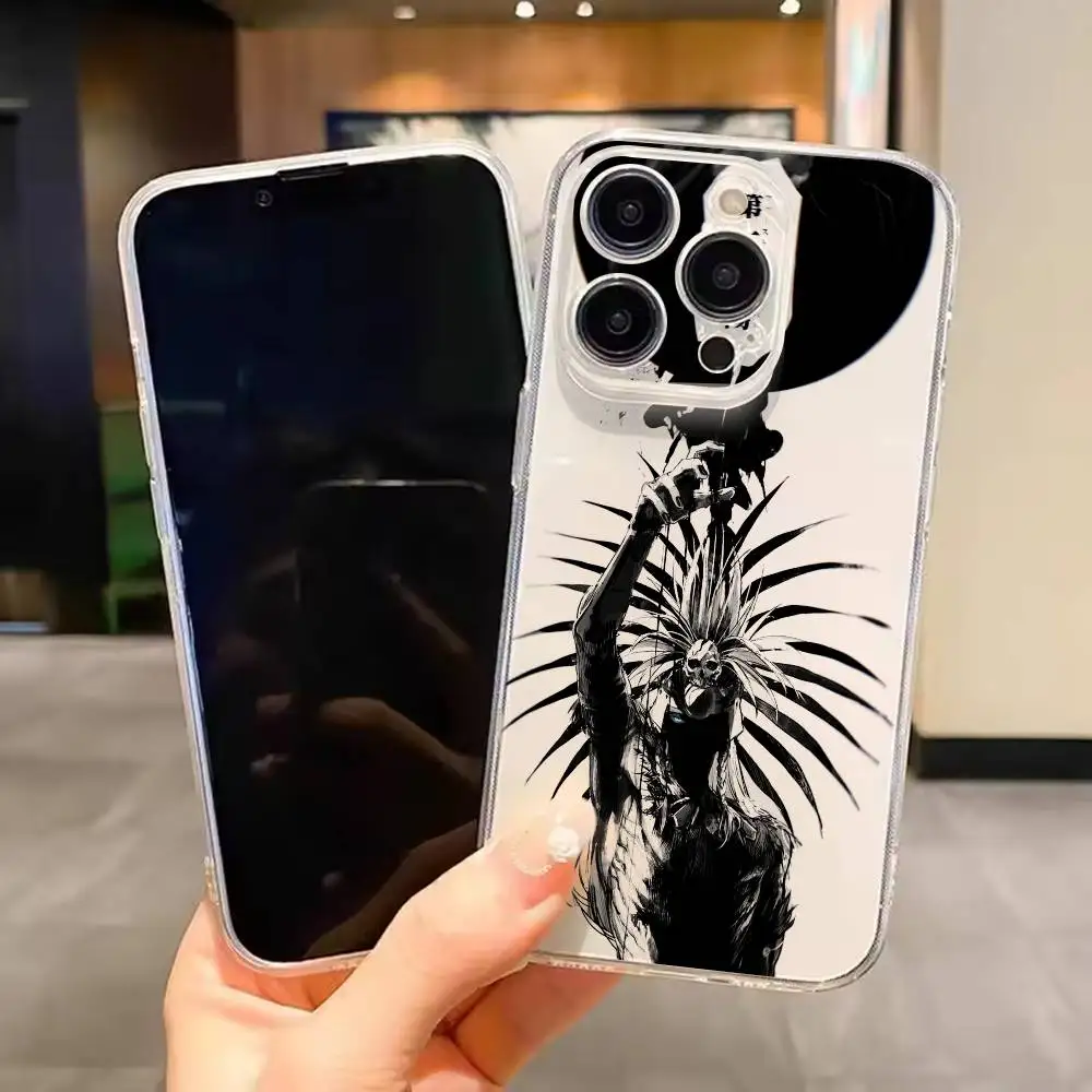 Фото Чехол для телефона Tezcatlipoca Fate Grand Order для iPhone 17 16 15 14 13 12 11 Mini Pro Max Plus, прозрачный №1