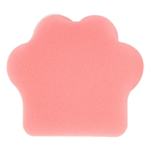 2pcs Cute for CAT Paw Claw Shape Powder Puff with Strap Cosmetic Face Liquid Foundation Cotton Sponge Wet Dry Makeup Too