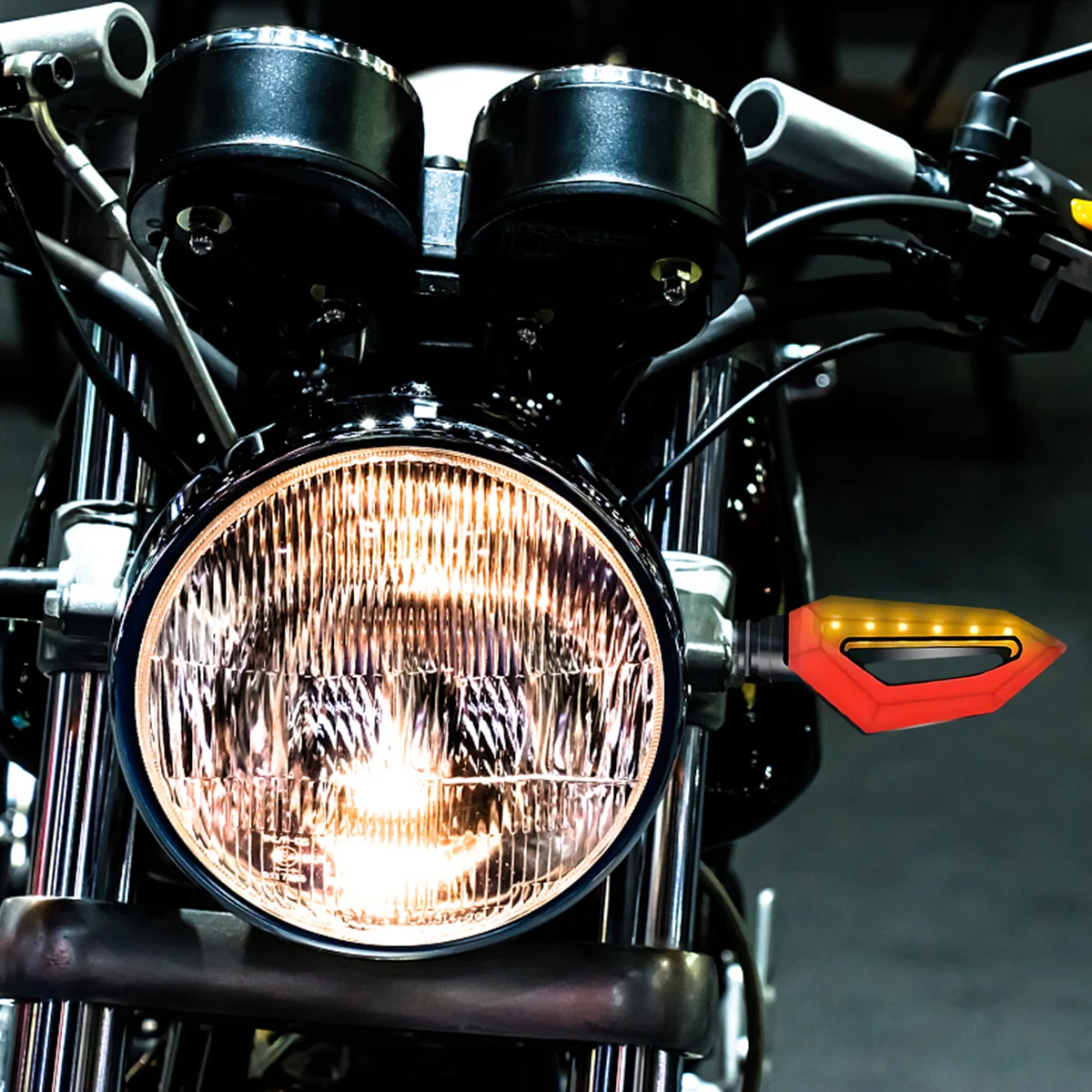 

Turn Motorcycle Led Indicators Motorbike Light Lights Handlebar Signals