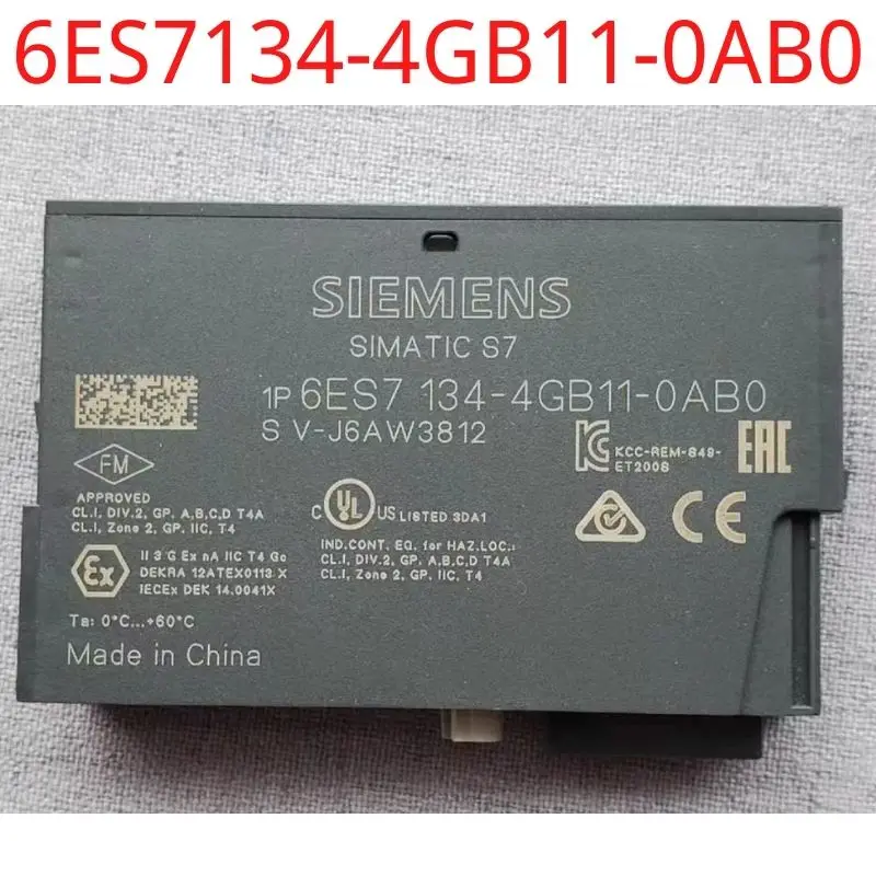 

used Siemens test ok real 6ES7134-4GB11-0AB0 SIMATIC DP, Electronics module f. ET200S, 2AI Standard I-4DMU 15 mm width, +/-20mA;