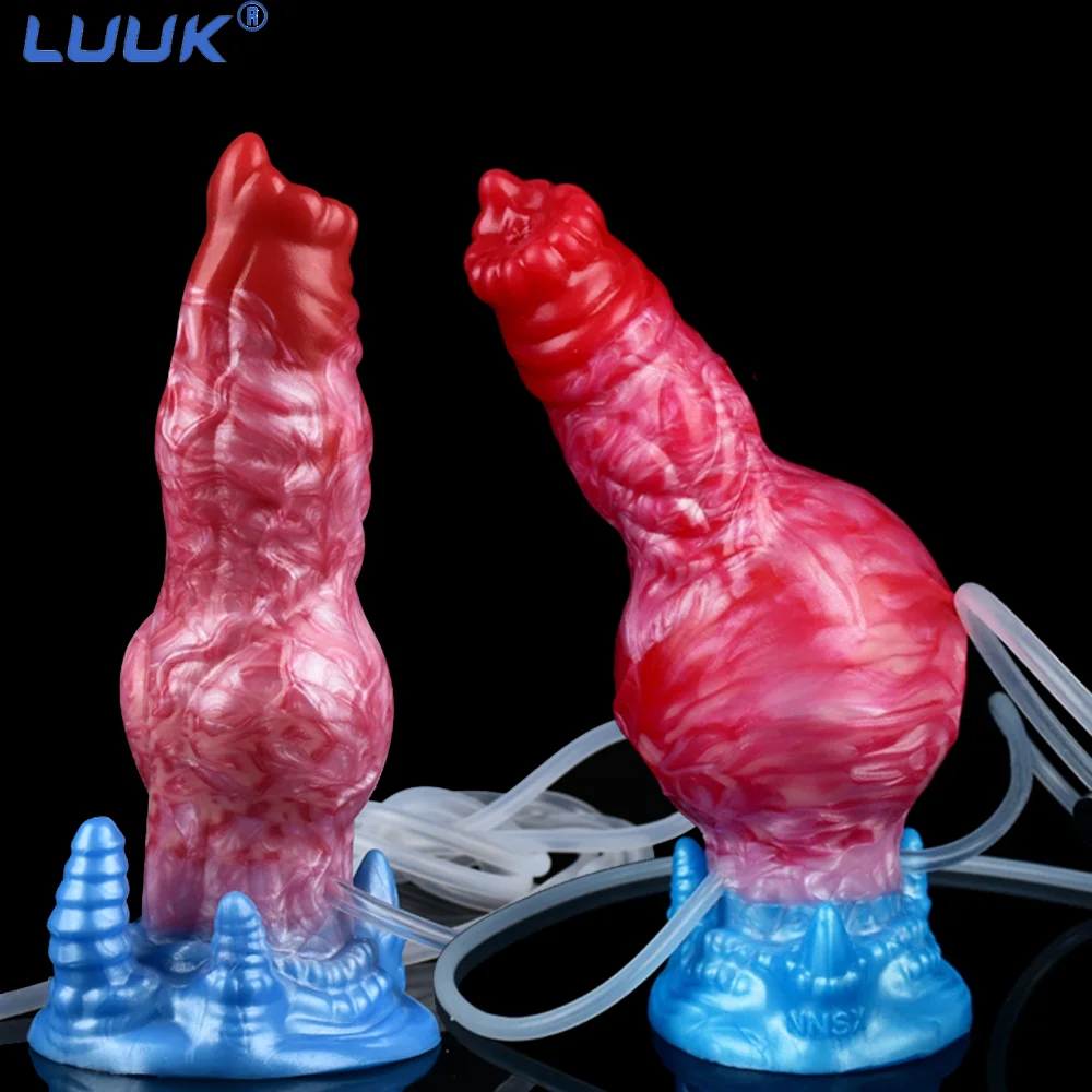 LUUK Squirting надувной фэнтезийный фаллоимитатор мягкий жидкий силиконовый с