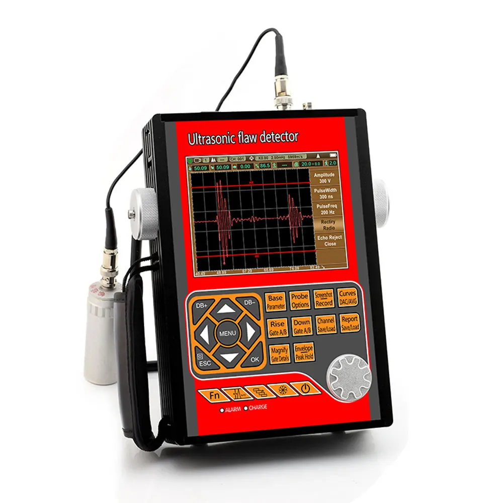 

Ultrasonic Flaw Detector NDT680 all-aluminum metal shell is strong and durable Crack Height Measure function 0 ~ 15000 mm