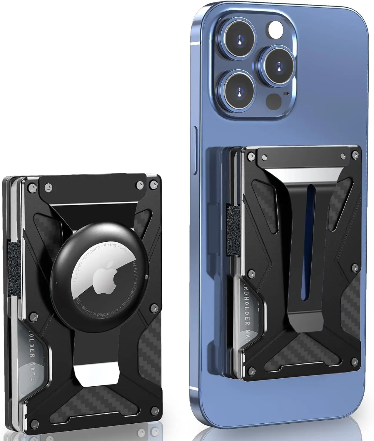 Зажим для денег в кошельке Mag Safe держатель воздушной бирки 2 1 и зажим [с магнитными