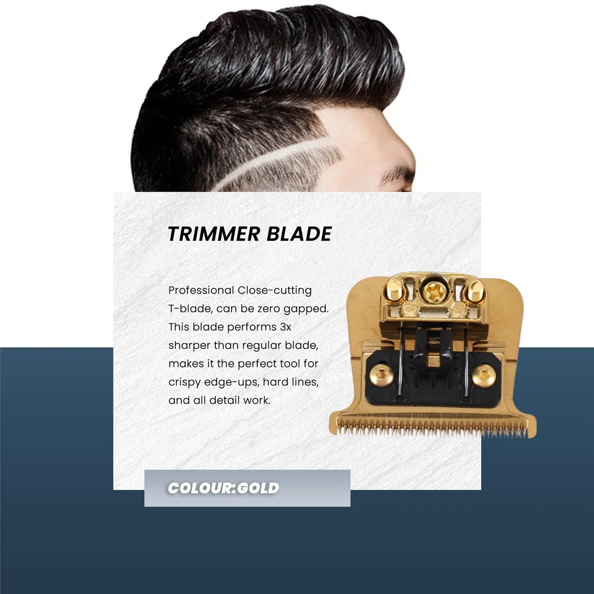 Сменные лезвия для триммеров BaBylissPRO FX787 и FX726 FX707 Gold