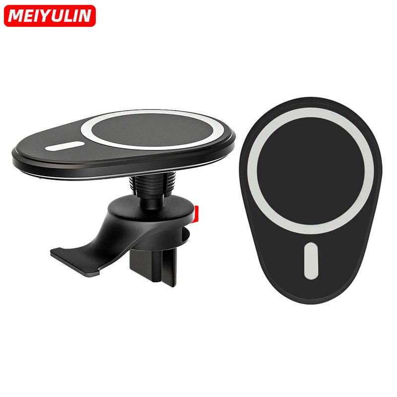 

15W Qi Magnetic Wireless Fast Charging Car Air Vent Phone Holder Mount Portable Car Charger For IPhone 12 13 Pro Mini Max Case