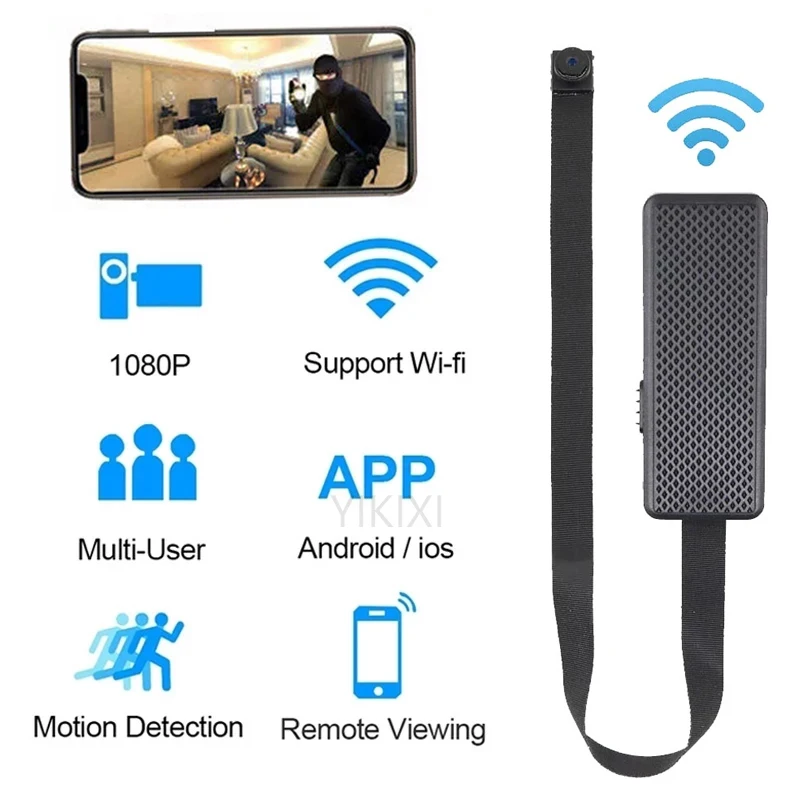 

Mini Camcorder HD 4K Wifi IP Camera Portable Wireless Module Video Recorder Micra Cam Support Remote View P2P Camera Battery