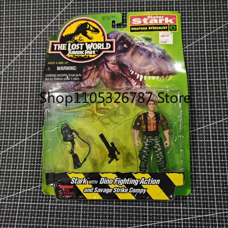 Фото Оригинальный набор динозавров Kenner The Lost World Jurassic Park Dieter Stark, 3,75-дюймовая подвижная фигурка, коллекционная модель игрушки №1