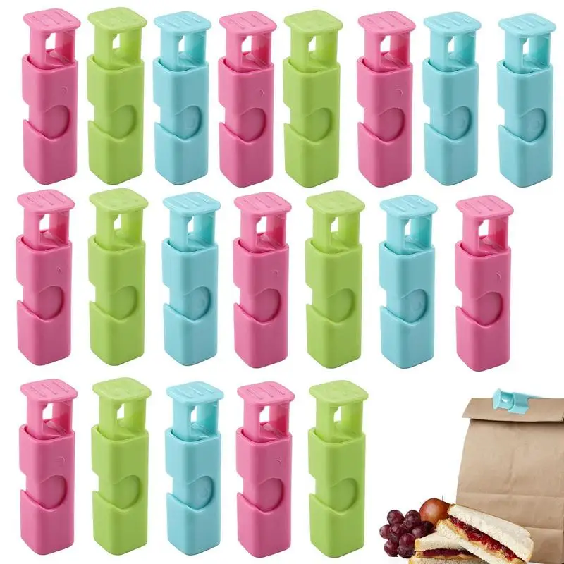 

Portable New Kitchen Storage Food Snack Seal Sealing Bag Clips Sealer Clamp Tool Kitchen Accessories