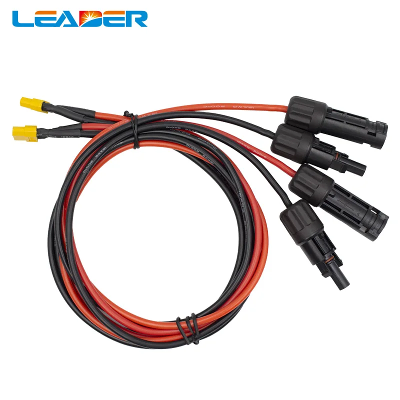 Силиконовый кабель 50 шт./лот на заказ 1 м 12awg с штекером XT60 для солнечного разъема