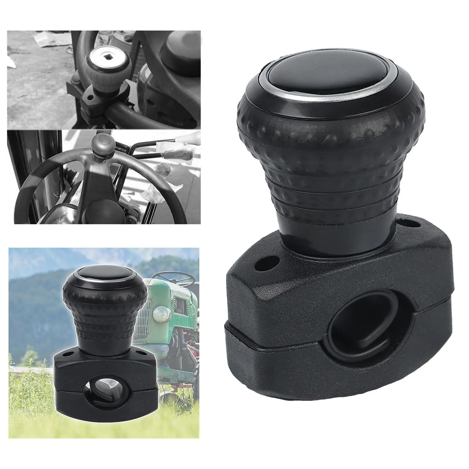 

Car Steering Wheel Knob, Steering Wheel Suicide Knob Fits for Cars Mowers Trucks Tractors Easy Installation