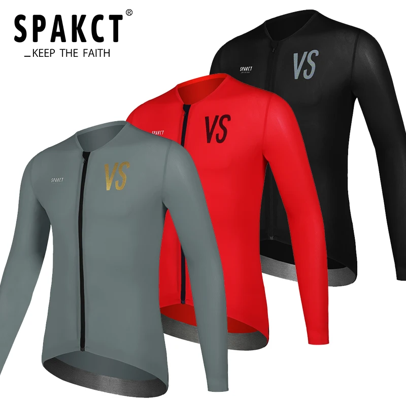 

SPAKCT Spring Autumn Men Cycling Long Sleeve Unisex