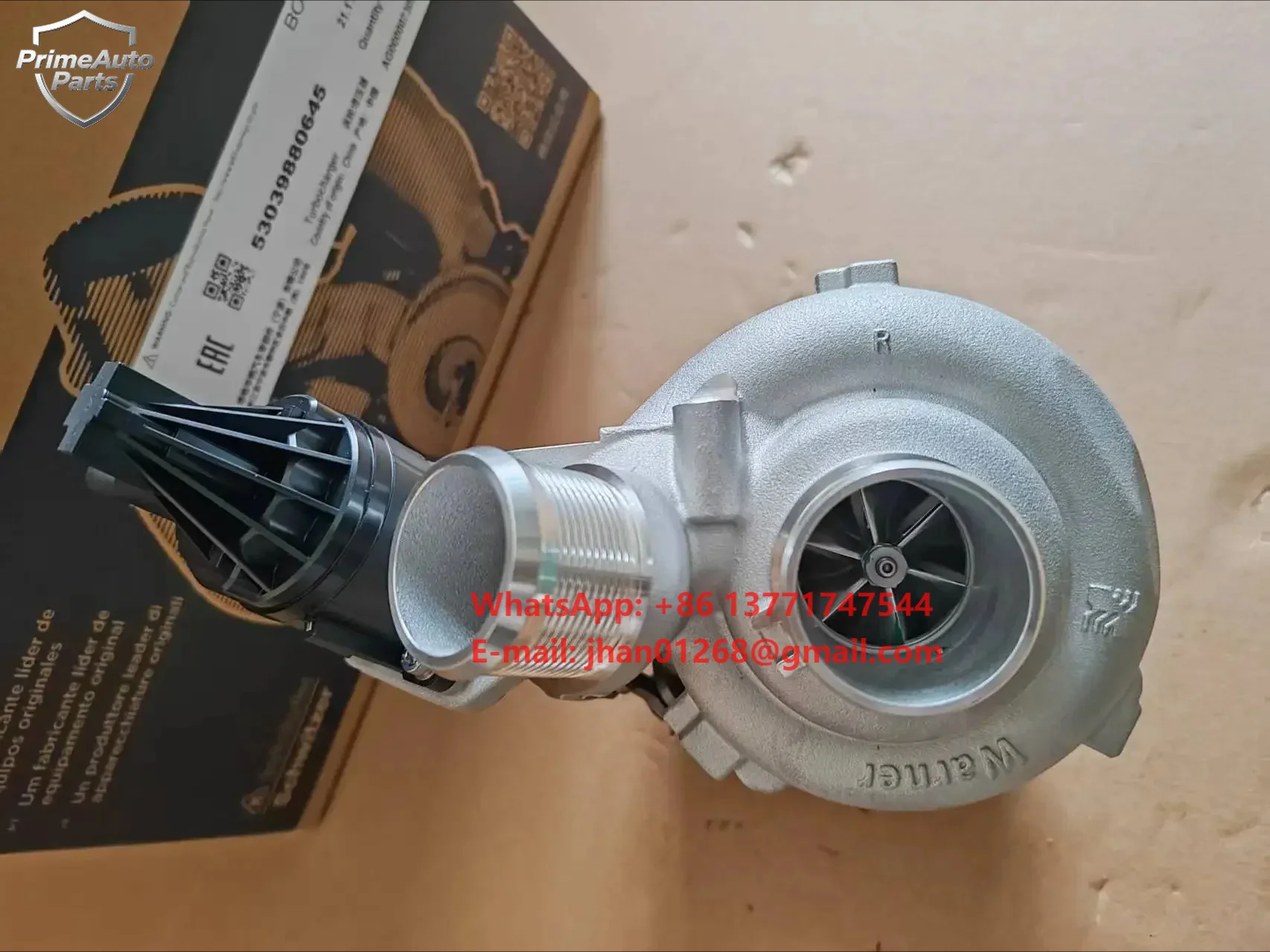 Фото Турбокомпрессор K03 53039880645 JL3Z-6K682-D JL7E-6K682-AB для BORGWARNER PAPTOR 3.5T №1