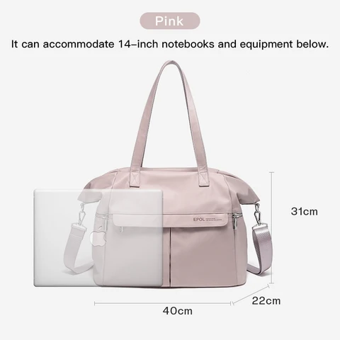 EPOL большая вместительная сумка для женщин, пригородная сумка на плечо, модная сумка, большие сумки для ноутбука 6098-04