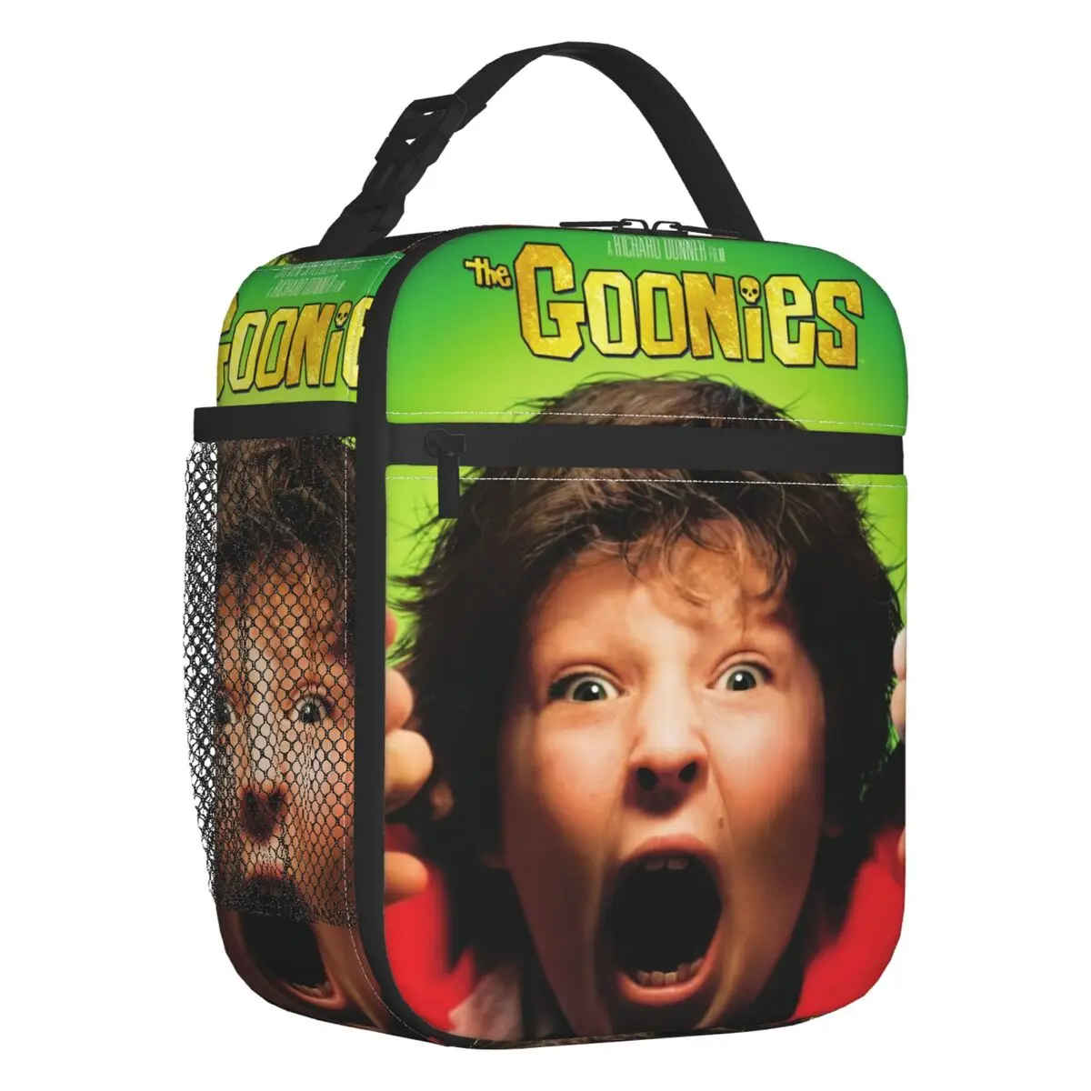 

The Goonies Chunk Thermal Insulated Lunch Bag Never Say Die Fratelli Skull Pirate Portable Lunch Tote for Work Storage Food Box