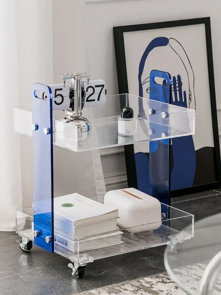 Роскошный акриловый кофейный столик для гостиной диван дизайнерская прозрачная